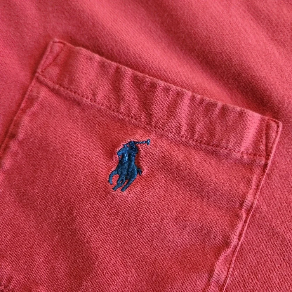 Polo Ralph Lauren Men's Classic Fit Red collar Short Sleeve Polo‎ Shirt XL